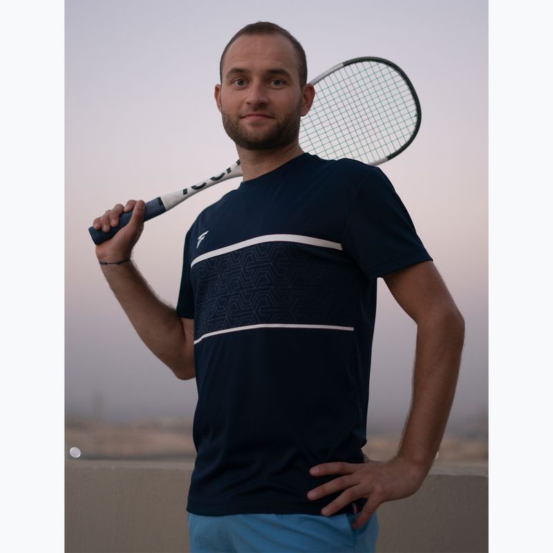 Мъжка тениска за тенис Tecnifibre Team Tech Tee marine 6