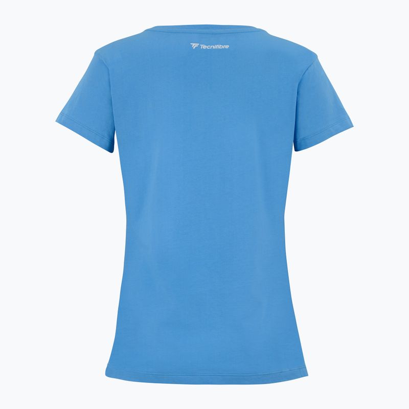 Дамска тениска Tecnifibre Team Cotton Tee azur 4