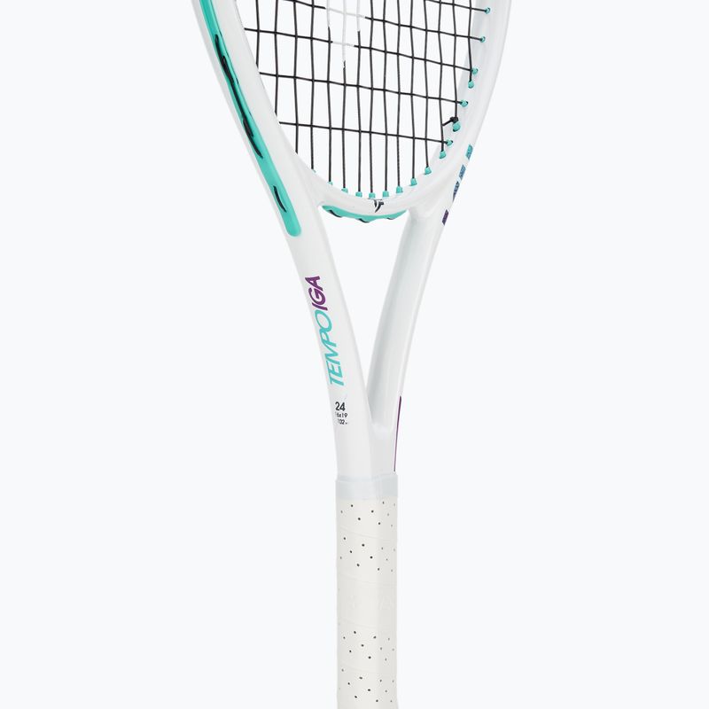 Детска тенис ракета Tecnifibre Tempo Iga 24 бяла 4