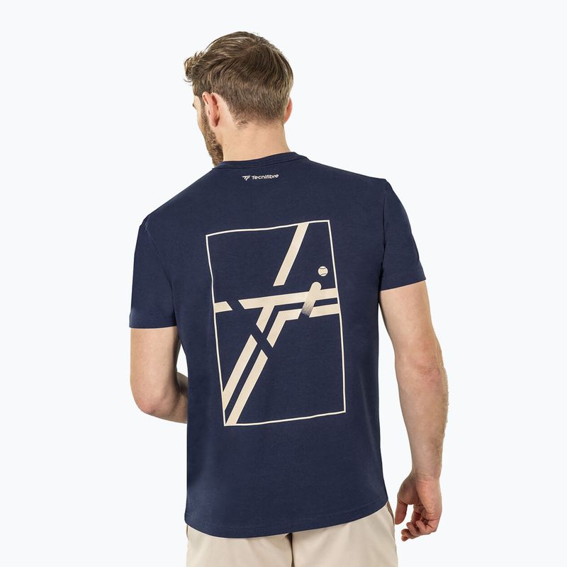 Мъжка тениска Tecnifibre Graphic Tee marine 3