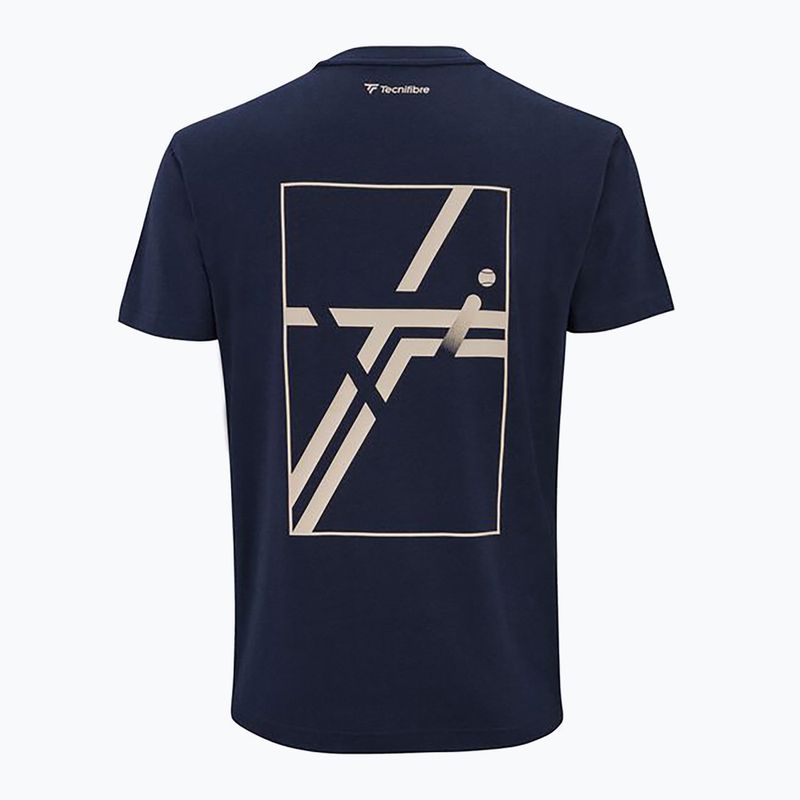Мъжка тениска Tecnifibre Graphic Tee marine 5