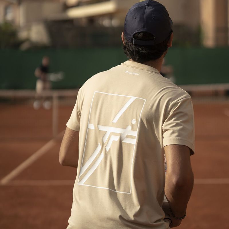 Мъжка тениска Tecnifibre Graphic Tee sand 6