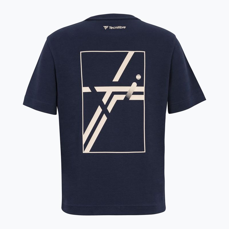 Дамска тениска Tecnifibre Graphic Tee W navy 5