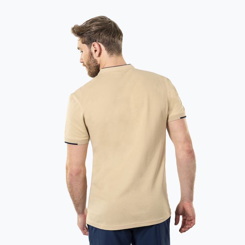 Мъжка поло тениска Tecnifibre Polo Pique sand 3