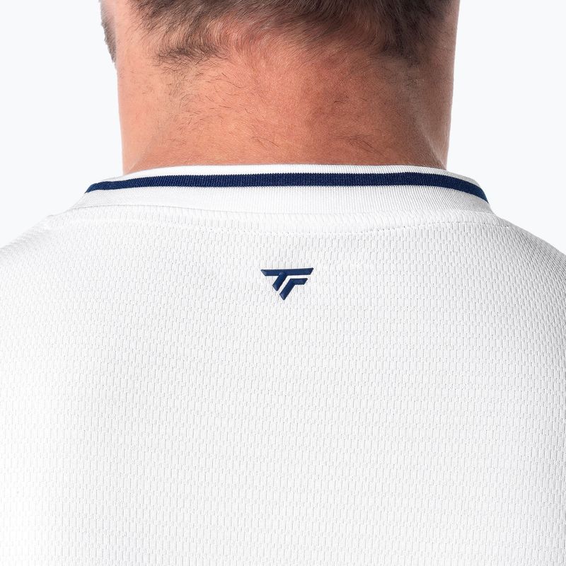 Мъжка тениска/фланелка за тенис Tecnifibre Team Tech white 3