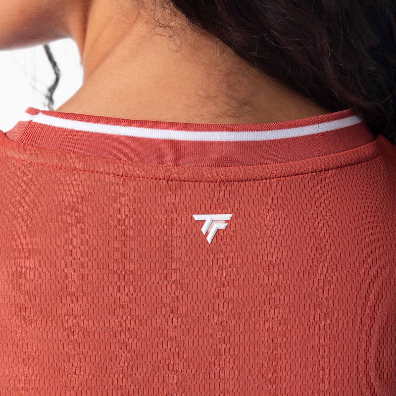 Дамска тениска/фланелка за тенис Tecnifibre Team Tech terracotta 3