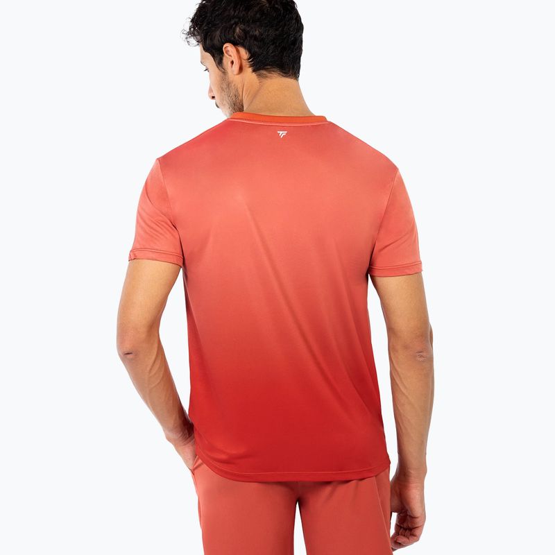 Мъжка тениска/фланелка за тенис Tecnifibre Team X-Loop terracotta 3