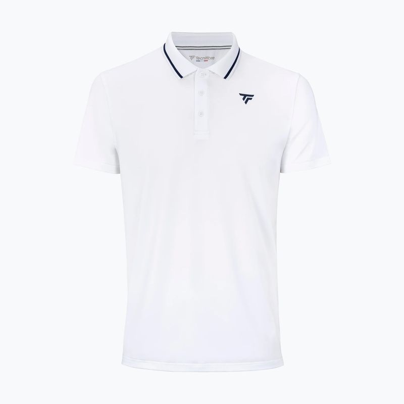 Мъжка поло тениска за тенис Tecnifibre Team Tech Polo white 4