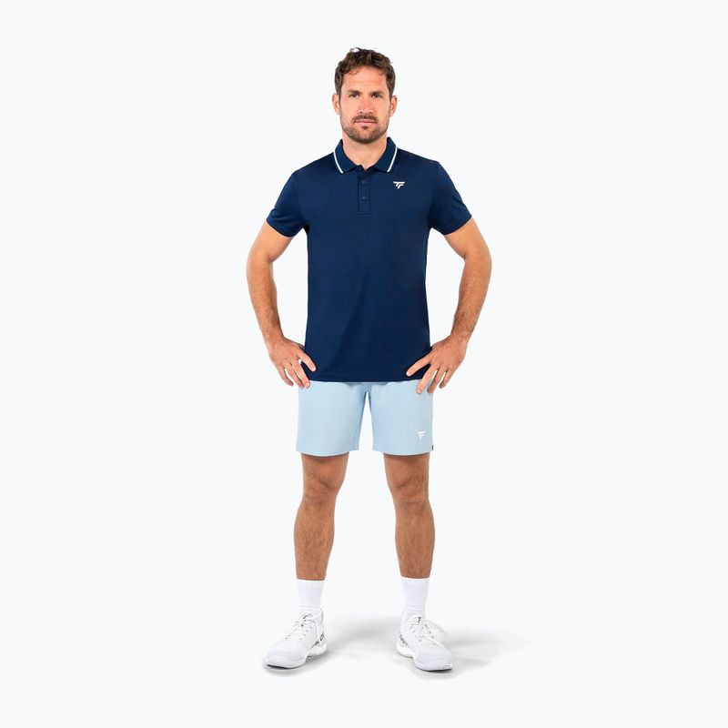 Мъжка поло тениска за тенис Tecnifibre Team Tech Polo marine 2