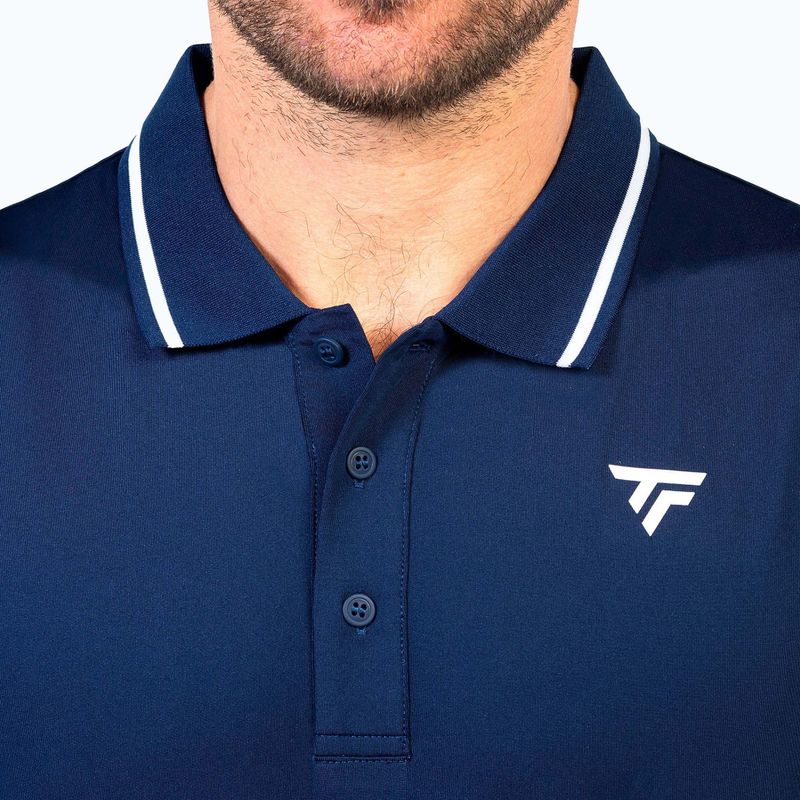 Мъжка тениска поло за тенис Tecnifibre Team Tech Polo navy blue 4
