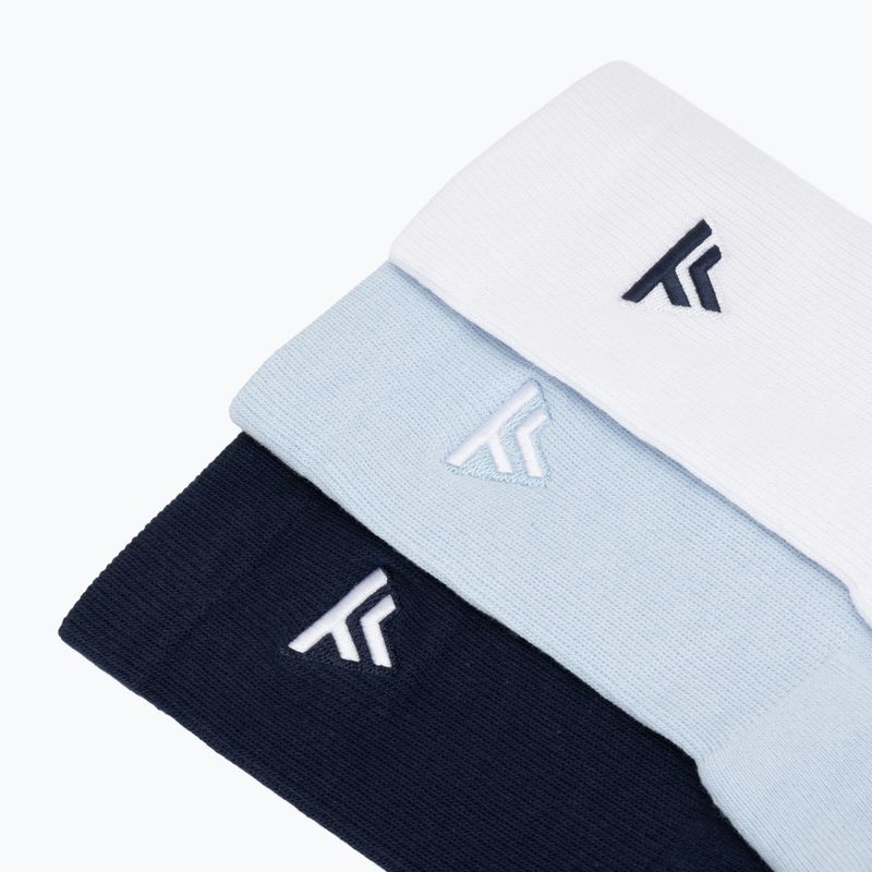 Чорапи Tecnifibre Classic 3 чифта white/marine 6
