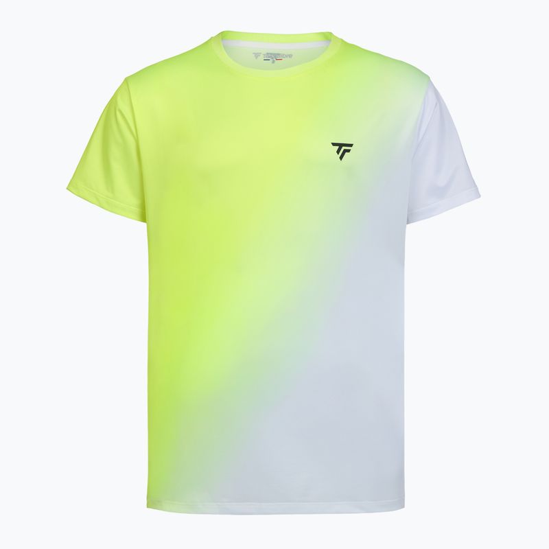 Мъжка тениска/фланелка за тенис Tecnifibre X-Loop Tee white/yellow 4