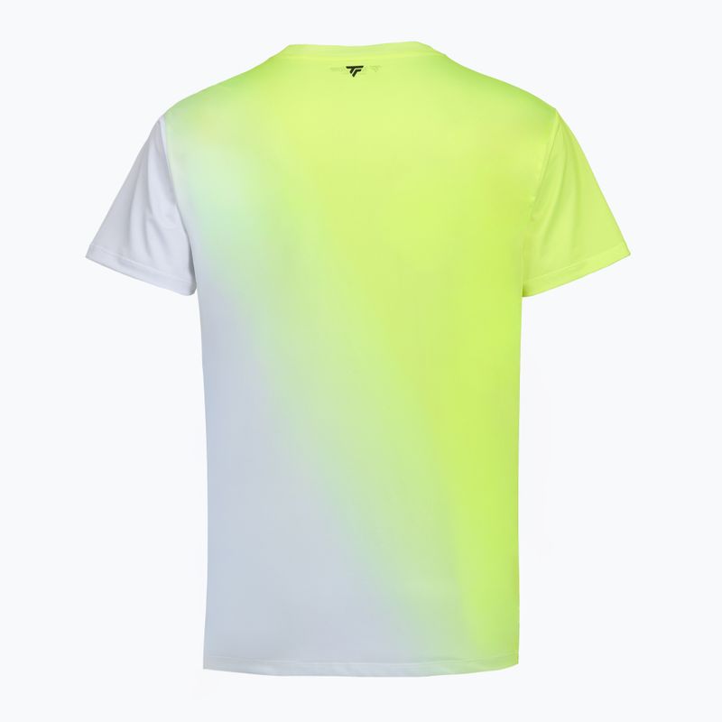 Мъжка тениска/фланелка за тенис Tecnifibre X-Loop Tee white/yellow 5