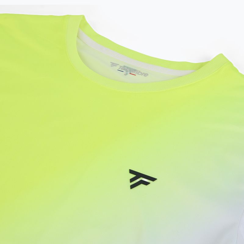 Мъжка тениска/фланелка за тенис Tecnifibre X-Loop Tee white/yellow 6