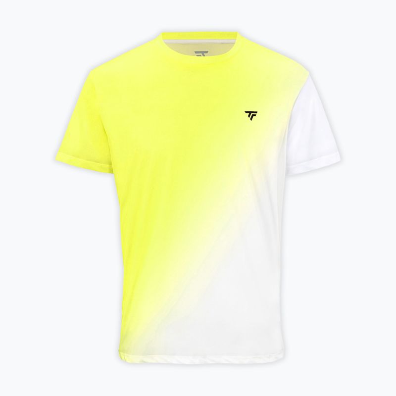 Мъжка тениска/фланелка за тенис Tecnifibre X-Loop Tee white/yellow 4