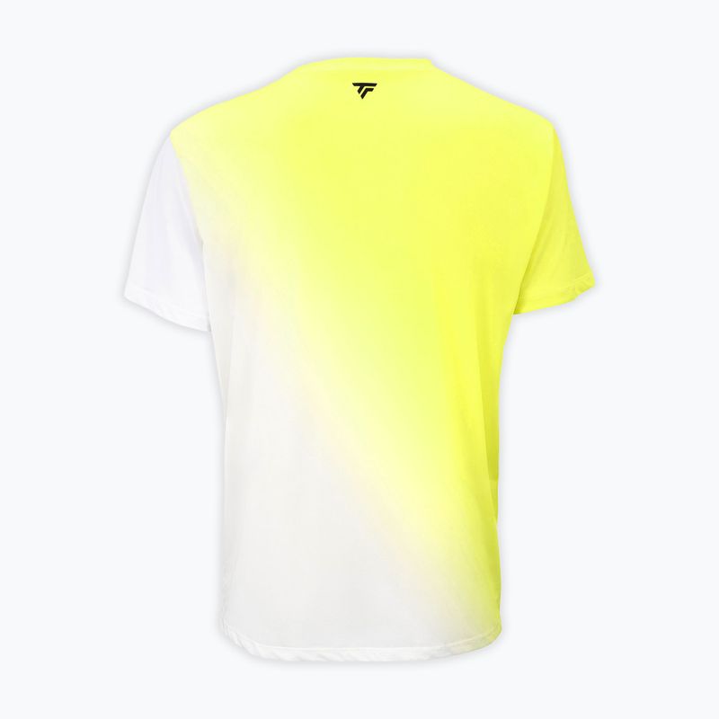Мъжка тениска/фланелка за тенис Tecnifibre X-Loop Tee white/yellow 5