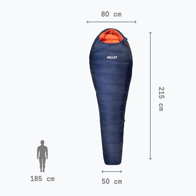 Спален чувал Millet Light Down -5° navy blue 4
