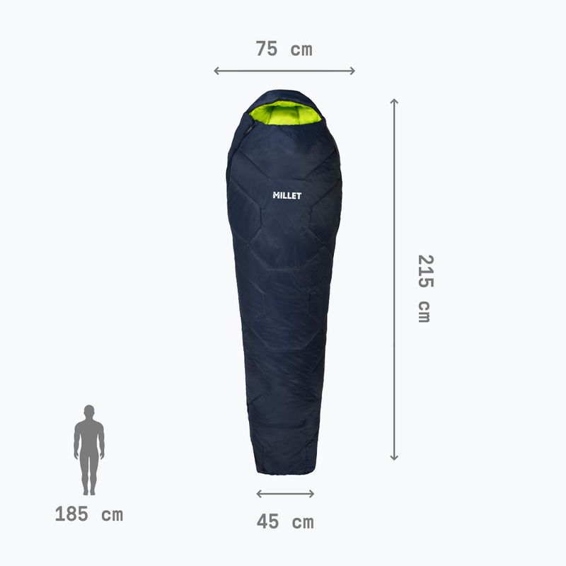 Спален чувал Millet Baikal 1100 Regular saphir 4
