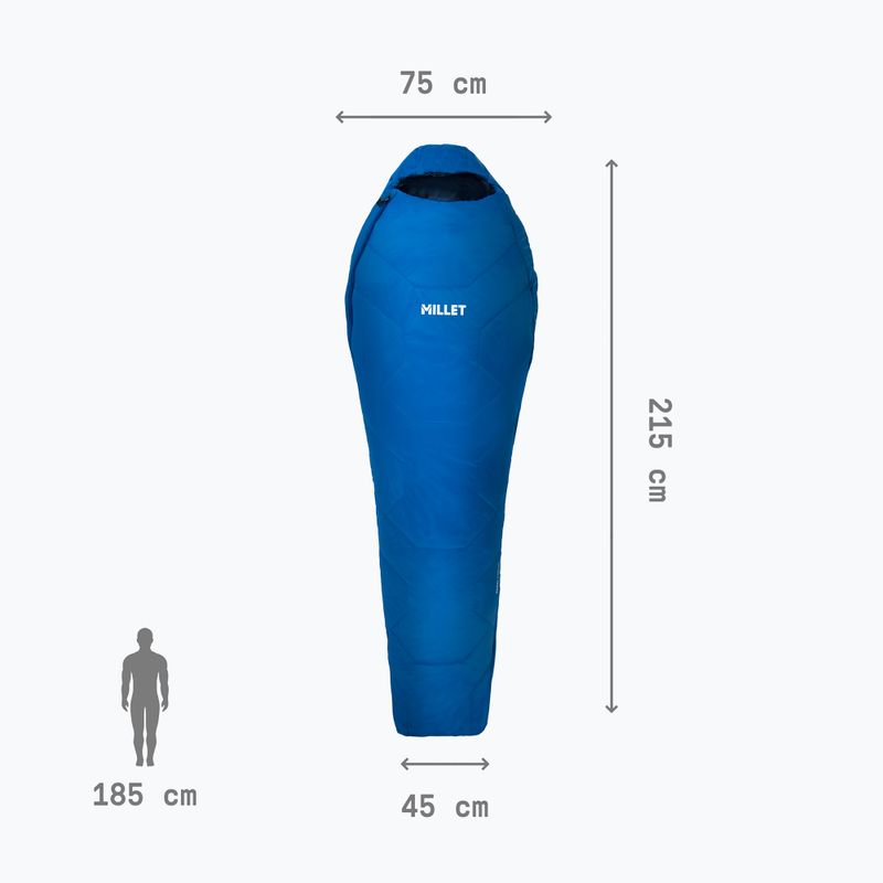 Спален чувал Millet Baikal 750 Regular sky diver 4