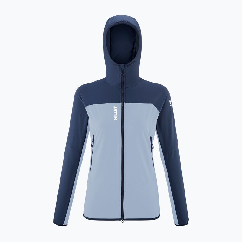 Дамско софтшел яке Millet Fusion XCS Hoodie iceberg/saphir