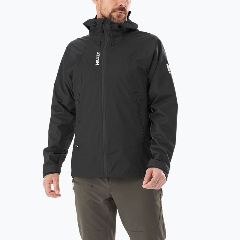 Мъжко дъждобранно яке Millet Fitz Roy black/noir