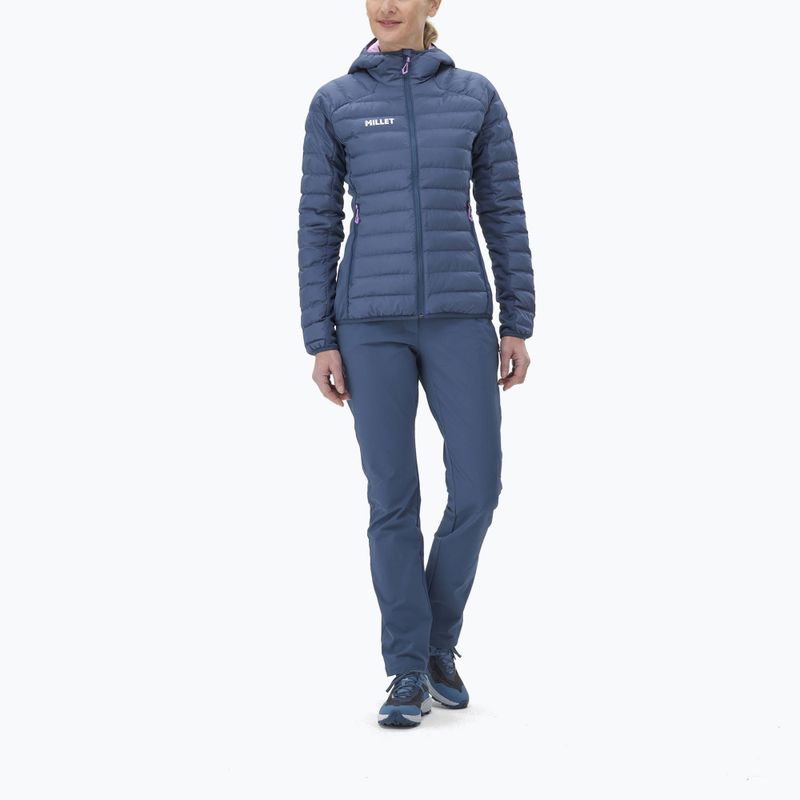 Дамско подплатено яке Millet Fitz Roy Warm Hoodie dark denim 2