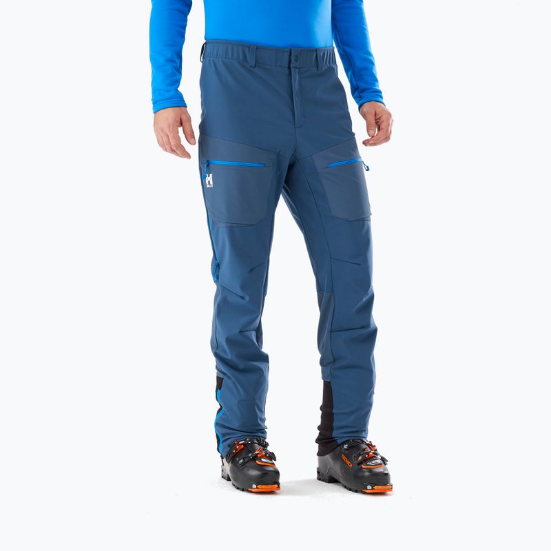 Мъжки скитуринг панталони Millet M White Shield navy blue
