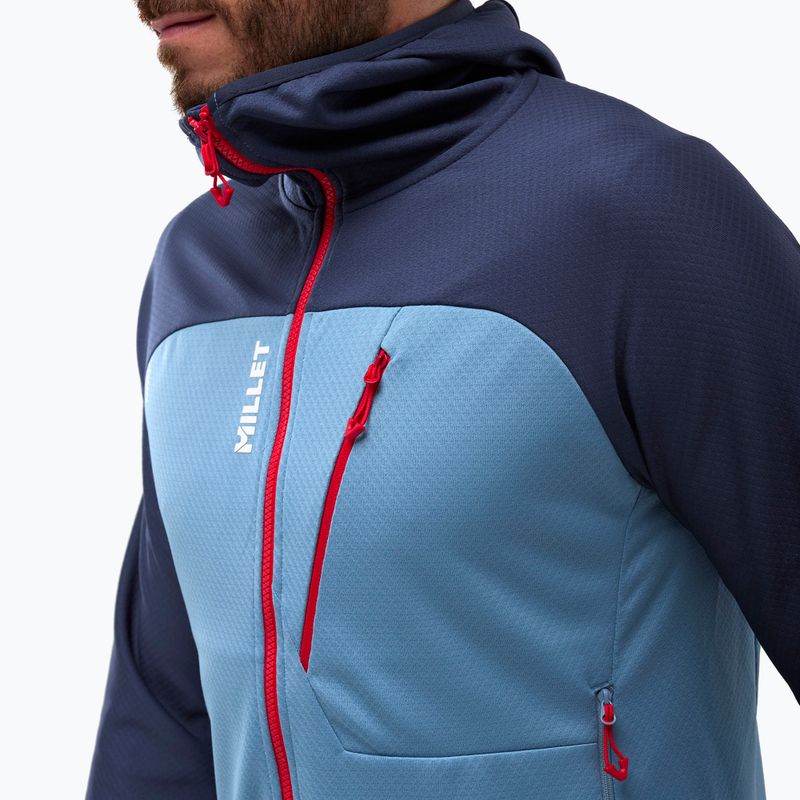 Мъжки суитшърт за трекинг Millet Lokka Hoodie III coronet blue/saphir 5