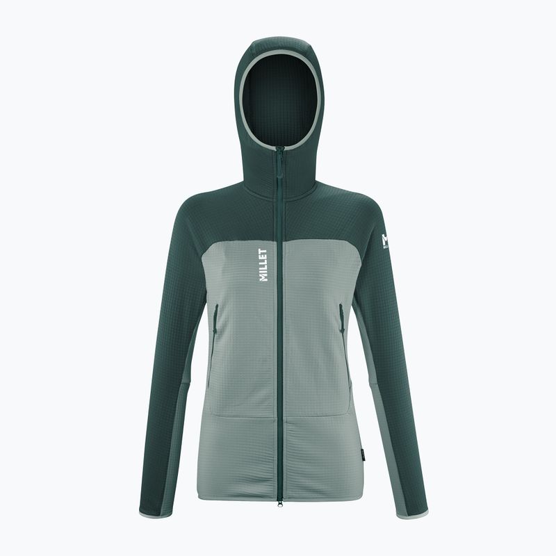 Дамски суитшърт Millet Fusion Grid Hoodie seaaweed/bottle