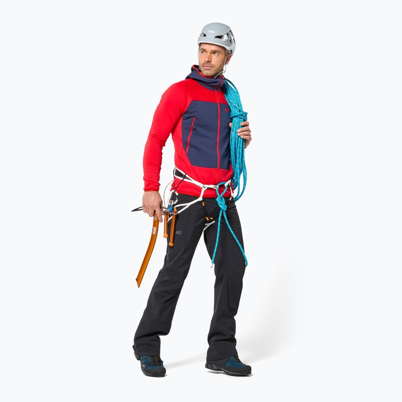 Мъжки суитшърт Millet Fusion Grid Hoodie red 2