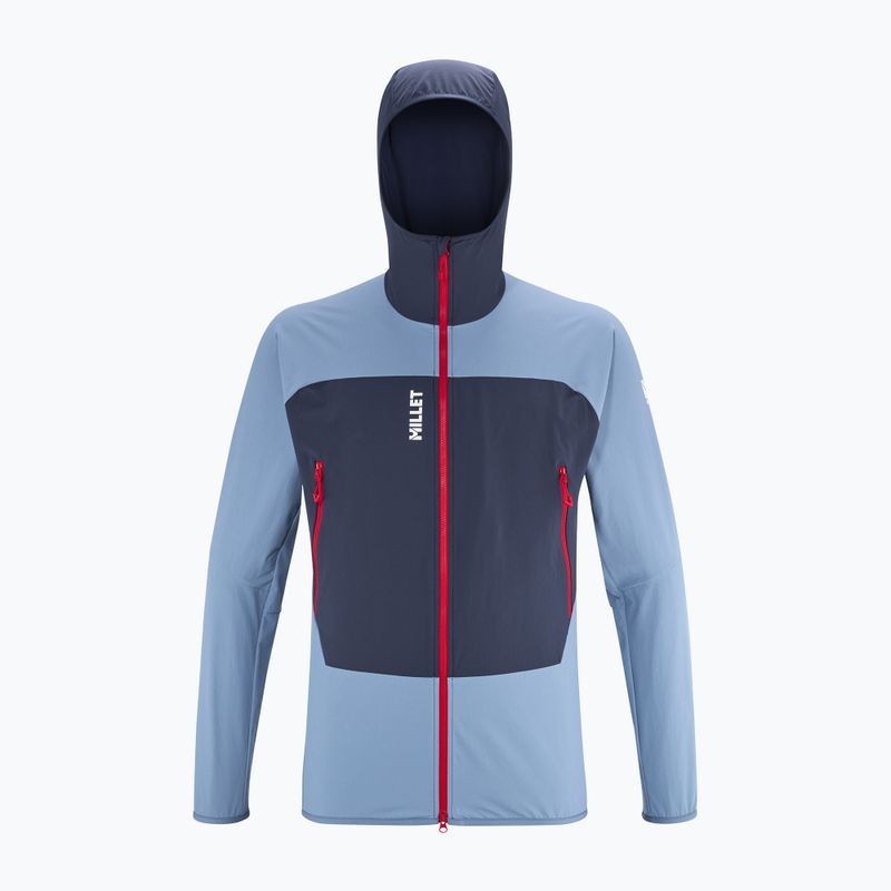 Мъжко софтшел яке Millet Fusion XCS Hoodie coronet blue/saphir 8