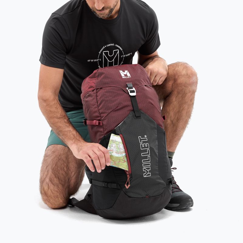 Раница за трекинг Millet Ubic 25 l black/dark red 7