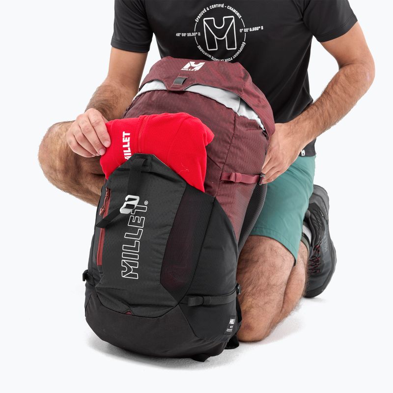 Раница за трекинг Millet Ubic 25 l black/dark red 8