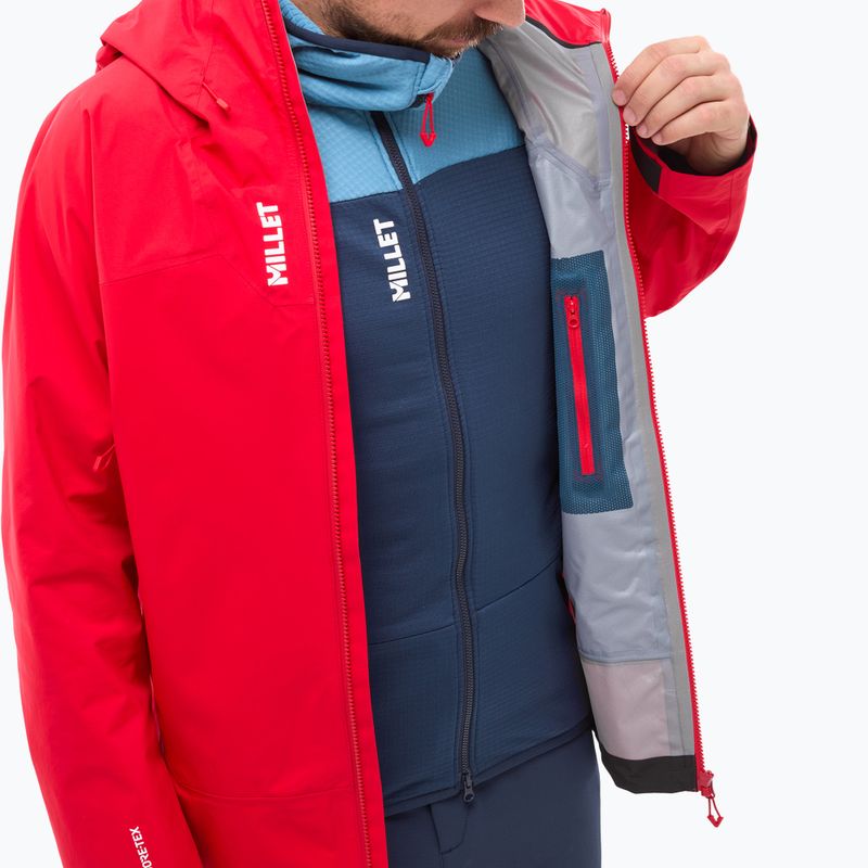 Мъжко яке за дъжд Millet Kamet Gore-Tex red 10