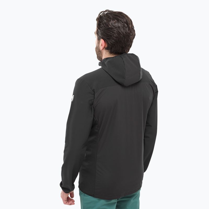 Мъжко хибридно яке Millet Seneca Hybrid Hoodie Softshell black 3