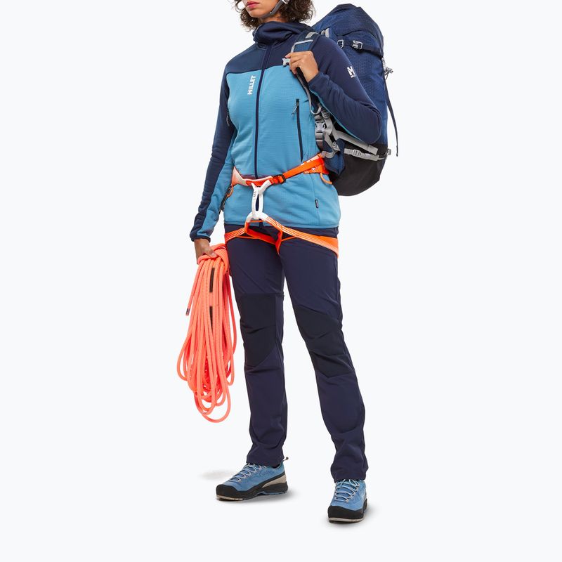 Дамски суитшърт Millet Fusion Grid Hoodie coronet blue/saphir 2