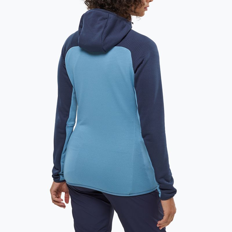 Дамски суитшърт Millet Fusion Grid Hoodie coronet blue/saphir 3