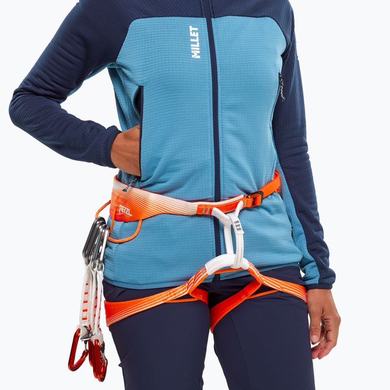 Дамски суитшърт Millet Fusion Grid Hoodie coronet blue/saphir 4