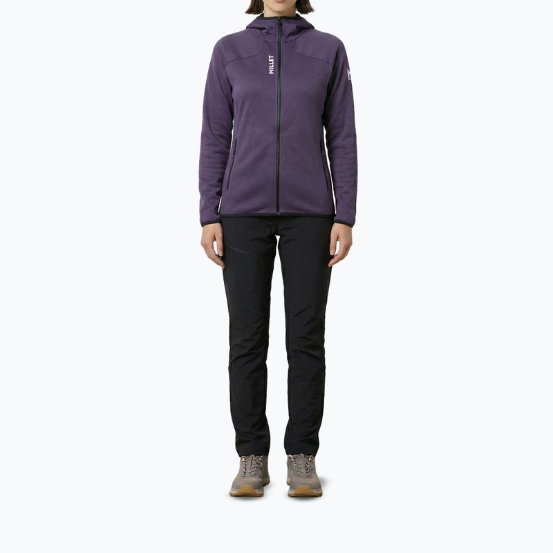 Дамски суитшърт за трекинг Millet Lokka Hoodie III purple velvet 2
