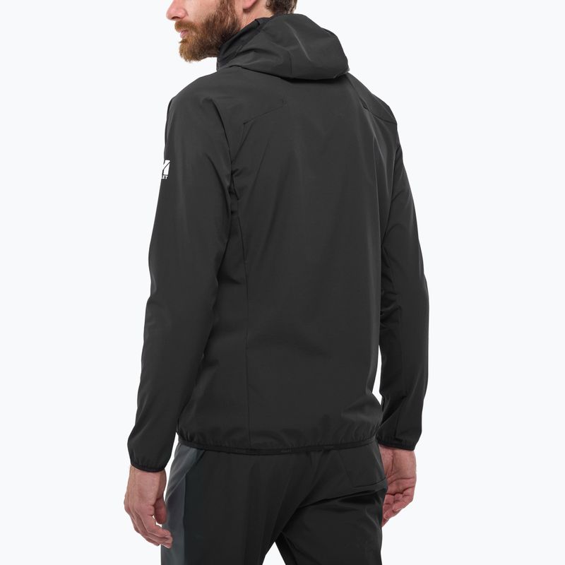 Мъжко софтшел яке Millet Kamet Xcs Light Hoodie black 3