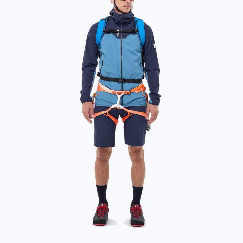 Мъжко софтшел яке Millet Kamet Xcs Light Hoodie coronet blue/saphir 2