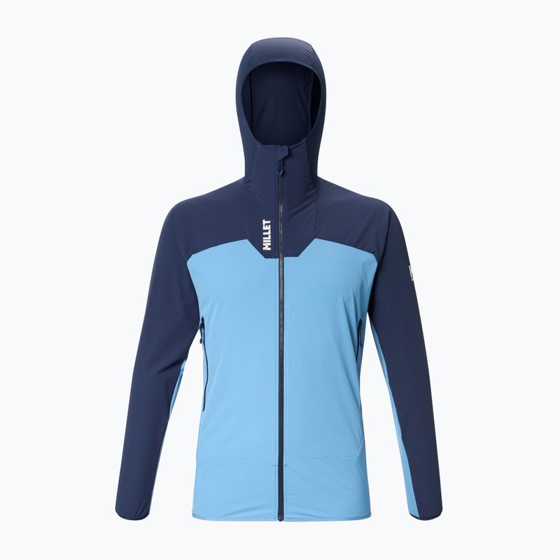 Мъжко софтшел яке Millet Kamet Xcs Light Hoodie coronet blue/saphir 6