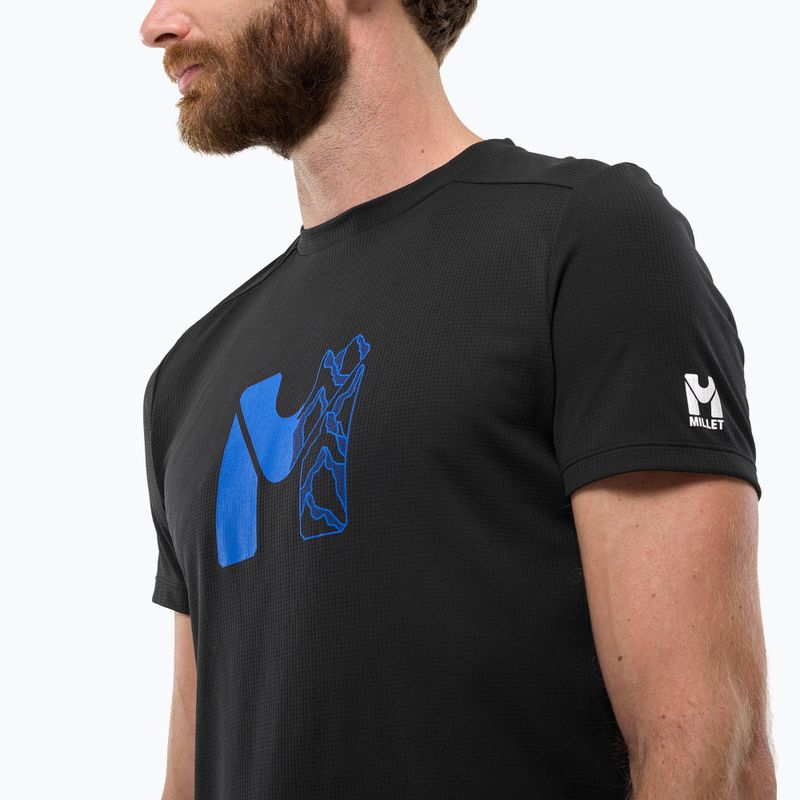 Мъжка тениска Millet Kamet Map SS black 4