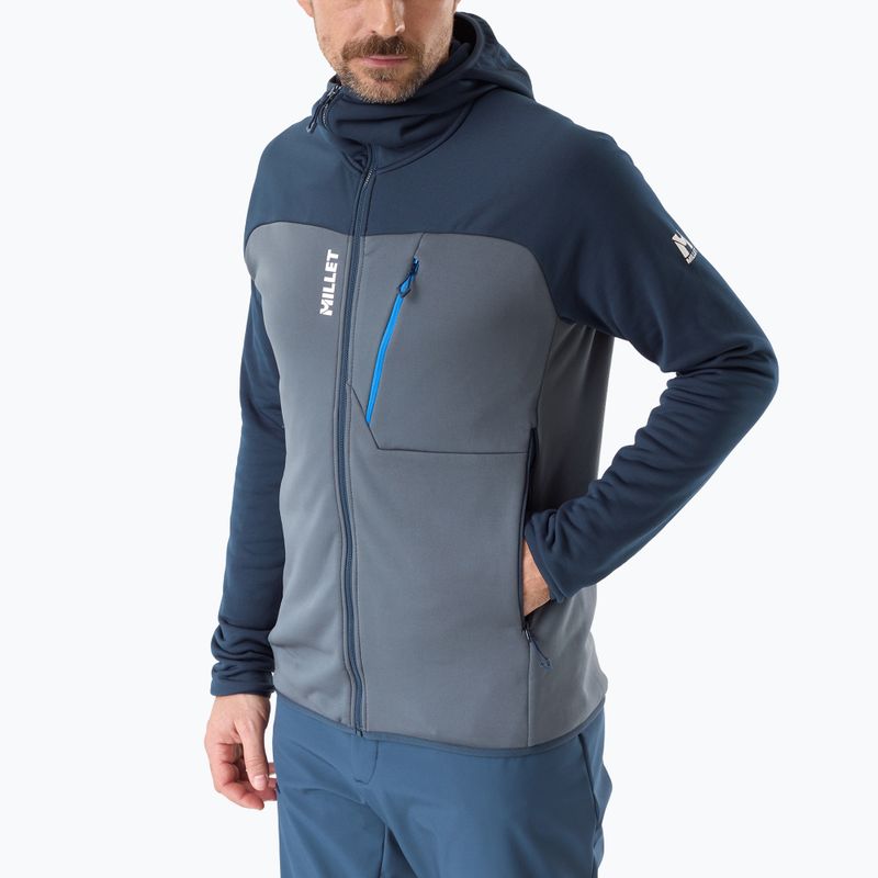 Мъжки суитшърт Millet Seneca Fleece Hoodie saphir/shadow blue 4