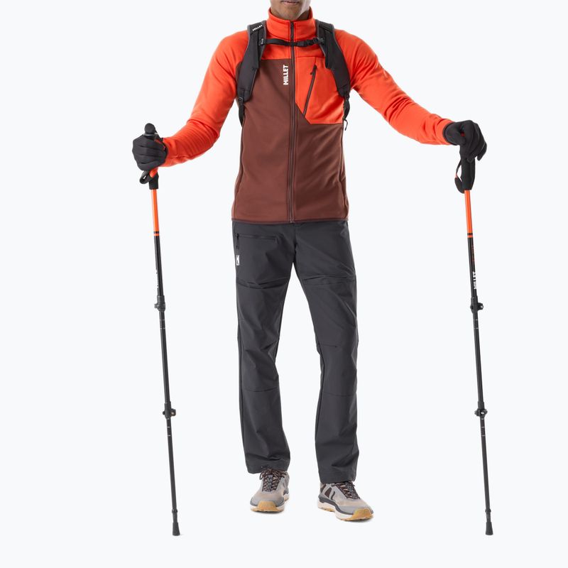 Мъжки суитшърт Millet Seneca Fleece truffle/paprika 2