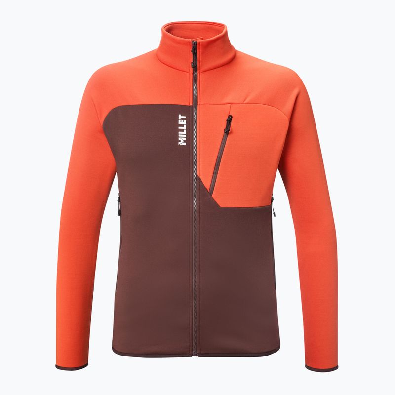 Мъжки суитшърт Millet Seneca Fleece truffle/paprika 6