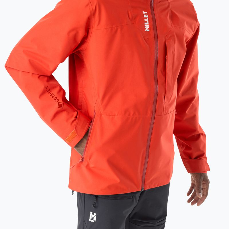Мъжко яке за дъжд Millet Kamet Gore-Tex Jacket Jacket paprika 5