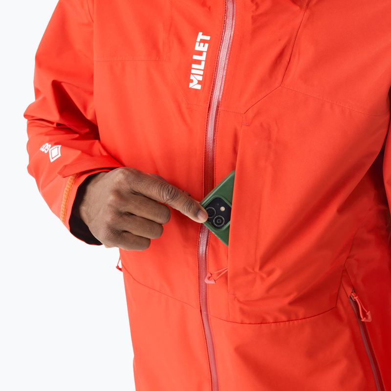 Мъжко яке за дъжд Millet Kamet Gore-Tex Jacket Jacket paprika 6