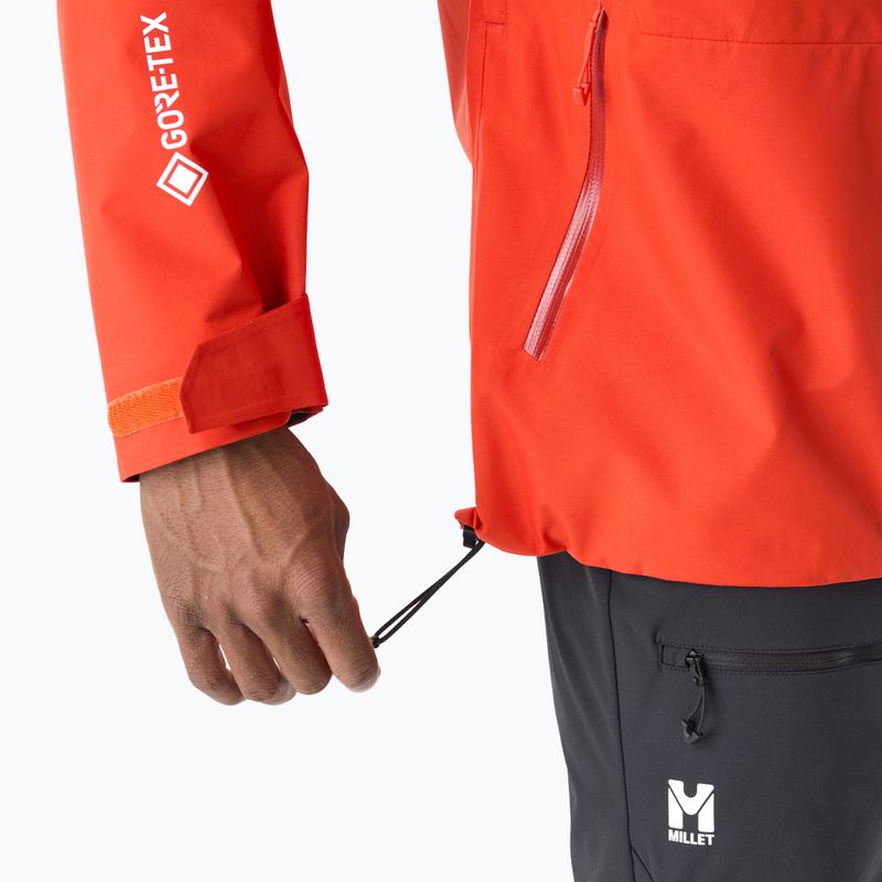 Мъжко яке за дъжд Millet Kamet Gore-Tex Jacket Jacket paprika 8