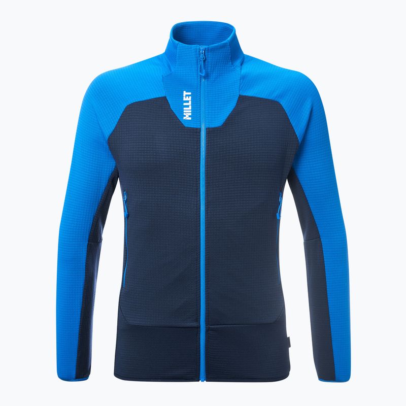 Мъжки суитшърт Millet Kamet Grid HD icon blue/saphir 5